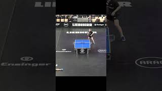 Simon Gauzy AMAZING SAVES against Moregardh shorts tabletennis [upl. by Asfah]