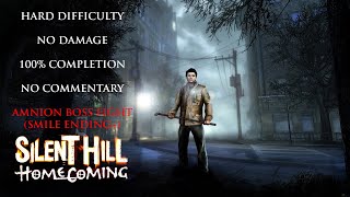 Silent Hill Homecoming  HARD MODENO DAMAGE100 COMPLETION  Amnion Boss Fight Smile Ending [upl. by Urial]