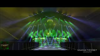 STAGE REVEAL WWE Money in the Bank 2024  Mens MITB Match Entrances Stage Animation [upl. by Claresta207]