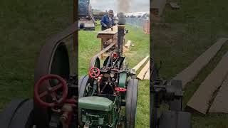 Steam powered sawmill at Stotfold watermill working steam weekend steam woodworking logging [upl. by Gabriello]