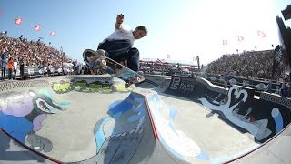 Oskar Rozenberg Hallberg 3rd Place Run  Huntington Beach  2016 Vans Pro Skate Park Series [upl. by Vinnie]