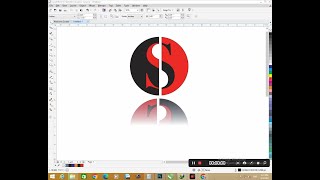 S logo in Corel Draw Corel Draw Tutorial logo logodesign coreldraw [upl. by Dammahom407]