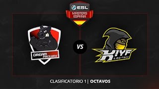 Dream Factory is Back vs KIYF Logitech  Octavos  ESL Masters Madrid 2016  Clasificatorio 1 [upl. by Aileme337]