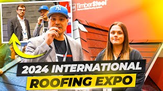 2024 International Roofing Expo  METAL SHINGLES SOLAR SHINGLES New GAF Products for Homeowners [upl. by Ahseniuq]