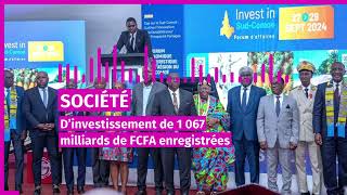 forum investi in sud comoe des intentions dinvestissement de 1 067 milliards de fcfa enregistrées [upl. by Aromat]