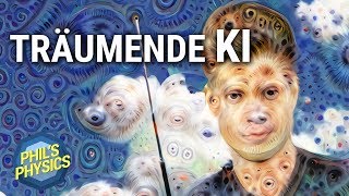 KI auf Drogen Kreative neuronale Netze mit Deep Dream Künstliche Intelligenz  Phils Physics [upl. by Theresita]