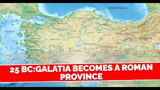 25 BC Galatia Becomes a Roman Province The Path from Celtic Tribes to Imperial Rule [upl. by Atirac]