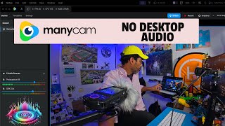 no desktop audio on Manycam app Manycam not recording desktop audio screen record from your mac [upl. by Ronile365]