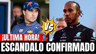 ¡BOMBAZO HAMILTON INTENTÓ ROMPER EL FICHAJE DE CHECO PÉREZ POR MERCEDES [upl. by Olnek]