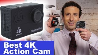 Best Action Cam  4k Action Camera Video Test and Review [upl. by Bunow]