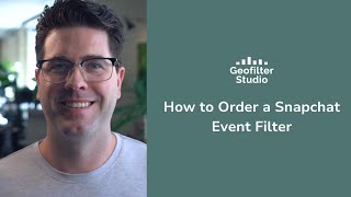 How to Order Snapchat Event Filters [upl. by Eluk]