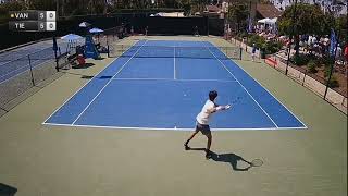 Learner Tien Vs Quinn Vandecasteele  Highlights FINAL ITF IRVINE [upl. by Allemat]