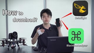 TMotor FPV Tutorial How to download Blackbox analyzer and Betaflight apps on your mobile phone [upl. by Ardnaid]