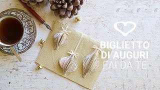 Tutorial Come realizzare un biglietto di auguri fai da te  La Figurina [upl. by Skrap]