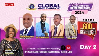 GLOBAL REVIVAL ASSEMBLY Favoured for Remembrance 2024 Day 2 with RevDR Chidi Okoroafor [upl. by Gracie]