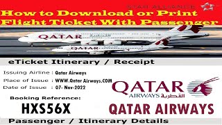 Qatar Airways flight status check  Qatar Airways online check in 2022 [upl. by Ahsier]