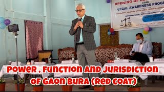 Power function and jurisdiction of gaon Bura [upl. by Forta]