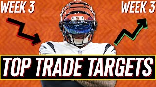 Trade For These Players  Week 3  2023 Fantasy Football Advice [upl. by Aritak434]