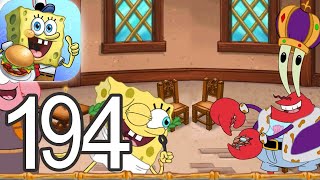 SpongeBob Krusty Cook Off  King Neptunes Vomitorium Level 21  30 Gameplay Video 194 iOS Android [upl. by Ivanah]