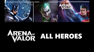 All Heroes Arena of Valor AoV  2020 [upl. by Gavrielle343]