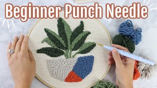 PUNCH NEEDLE FOR BEGINNERS  EVERYTHING YOU NEED TO GET STARTED WITH PUNCH NEEDLE RIGHT AWAY [upl. by Jethro564]