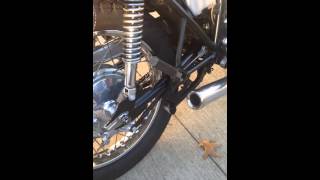 Cb550f yoshi exhaust [upl. by Haukom]