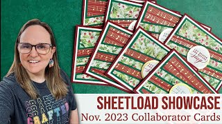 SheetLoad Showcase  November 2023 Collaboration Team Cards SLCTNov2023 [upl. by Tavish]