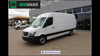 Bigvans  Sprinter 2019 0km 313 Furgão Extra Longo TA Branco refrigerado 10ºC [upl. by Nooj563]