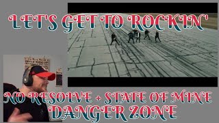 Reacting to Danger Zone GOES HEAVY Kenny Loggins COVER by NO RESOLVE ft STATE of MINE [upl. by Armil]