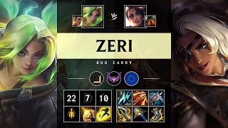 Zeri ADC vs Samira Triple Kill Legendary  EUW Master Patch 1420 [upl. by Neira]