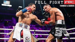 Thurman vs Barrios FULL FIGHT February 5 2022  PBC on FOX PPV [upl. by Ping]