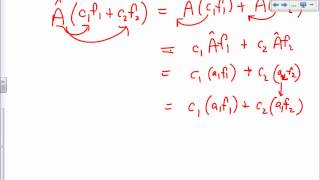 Physical Chemistry Lecture  QM Postulates Part 5 [upl. by Galliett]