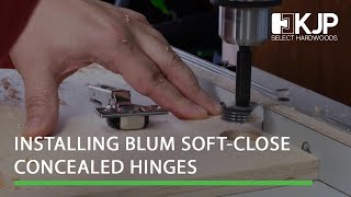 Installing Blum SoftClose Concealed Hinges [upl. by Nauqan]