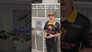 ALTERNATORS ON A LITHIUM BATTERY automobile motorsports [upl. by Wilhelmine]