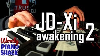 Roland JDXi synthesizer does ambient  Awakening  Take 2 [upl. by Assilev]