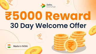 5000rs Welcome Offer on Delta Exchange India  Open an account now [upl. by Ettelorahc]