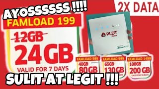 pldt home prepaid wifi how to Load amp how to register to famload [upl. by Norahs]