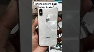 Iphone x full damage in accident iphone iphoneonly iphonex trending viralvideos ytshorts [upl. by Boyer]