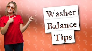 Why is my front load washer always off balance [upl. by Caffrey]