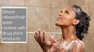 Detailed relaxed hair wash day routine for healthy long hair  Gelaje [upl. by Zoarah]