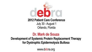 Dr Mark de Souza  DebRA of America 2012 Patient Care Conference [upl. by Dasa]