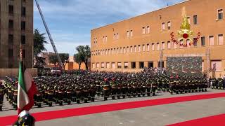 Roma  852019 Giuramento allievi Vigili del fuoco 84° corso [upl. by Frankel]