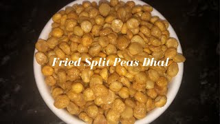 HOW TO MAKE GUYANESE FRIED SPLIT PEAS DHAL [upl. by Saks]