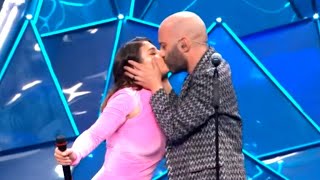 SANREMO 2024 GIULIANO SANGIORGI BACIO EMMA [upl. by Lot]