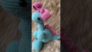 crochet dinosaur dinosaurs amigurumi crochetpattern pattern tutorial tutorials craft yarn [upl. by Seravaj]