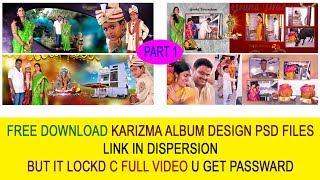 gruha pravesham FREE download Karizma Canvera Album PSD FILES LINK IN dispersion ss free psd [upl. by Sheeb]