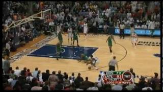 Joe Johnson Ankle Breaker on Leon Powe and 3Pointer vs Celtics [upl. by Bamby]