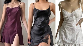 super stylish women nightwear dresses designing ideas [upl. by Tamra]