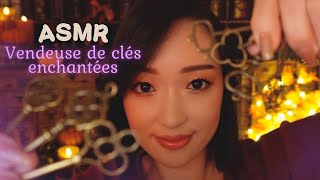 ASMR 🗝🧙🏻‍♀️ Vendeuse de clés enchantées 🔮 Bienvenue chez Vanukey  roleplay🍁 [upl. by Midas]