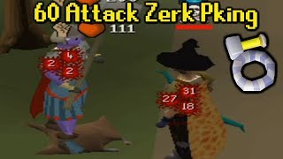 Pking with different combos on my 60 Attack Zerker OSRS [upl. by Alyekahs854]